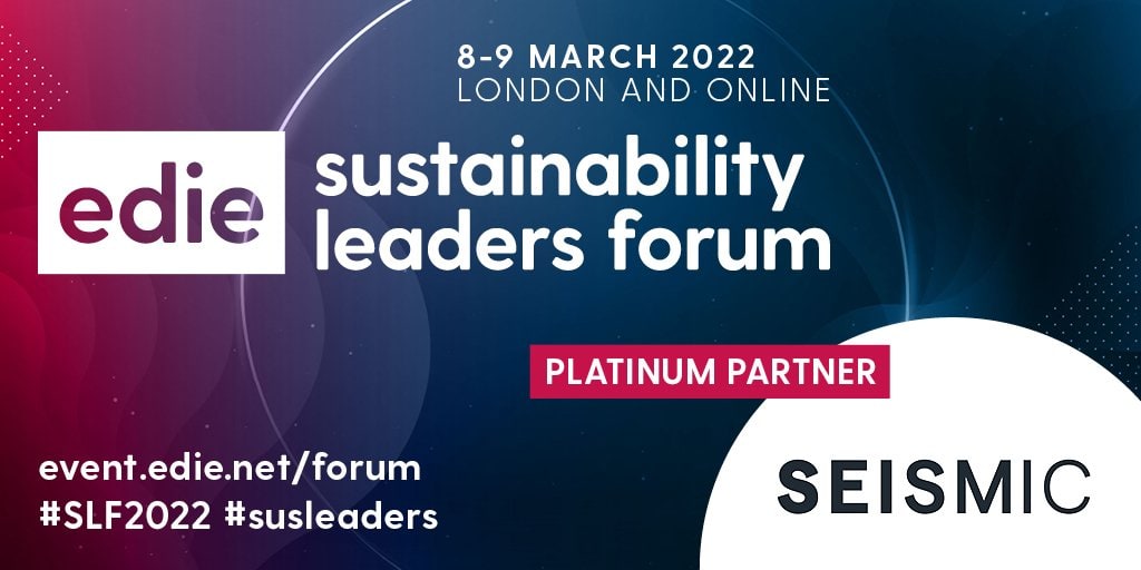 See you at edie’s Sustainability Leaders Forum