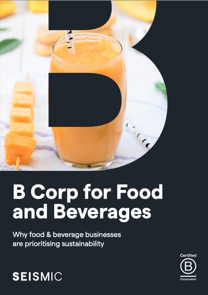 Cover page - B Corp for F&B