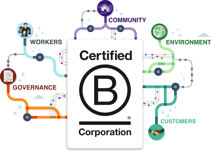 B Corp Impact Areas